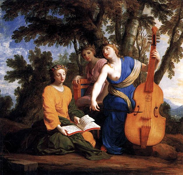 Eustache Le Sueur Melpomene Erato et Polymnie